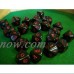 Black Opaque Dice with Red Numbers D10 16mm (5/8in) Pack of 10 Koplow Games   